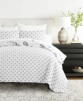 ienjoy Home Stamped Bloom Reversible -Pc. Quilt Set