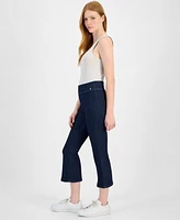 Dkny Jeans Petite High-Rise Pull-On Kick-Flare