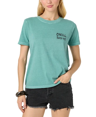 O'Neill Juniors' Seaspray Short-Sleeve Cotton Graphic T-Shirt