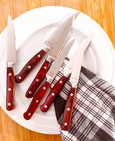 Pakka Wood Steak Carving Set, 7 Piece