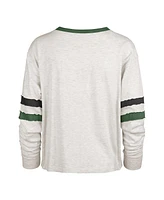 '47 Brand Women's Oatmeal Michigan State Spartans Vault All Class Lena Long Sleeve T-Shirt