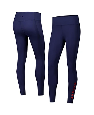 Under Armour Women's Navy Auburn Tigers Meridian Luxe Performance Leggings