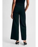 Isaac Mizrahi Women's Cady Pant with Tie