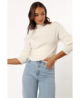 Petal and Pup Women's Tuilly Wrap Front Knit Sweater