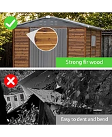 6x8 Iron-Wood Tool Shed, Nature & Function