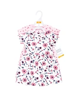 Hudson Baby Girls Cotton Dresses, Botanical, 9-12 Months