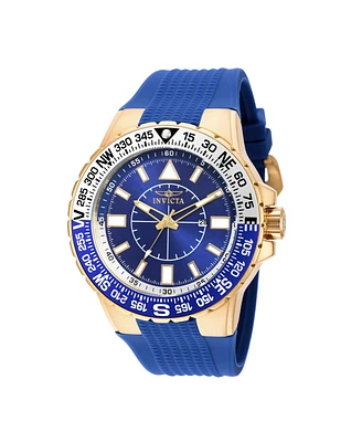 Invicta Men's 19270 Aviator Quartz 3 Hand Blue Dial Watch