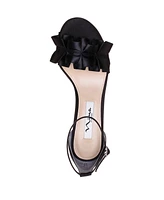 Nina Women's Lisa Mid Heel with Ruffle Sandal