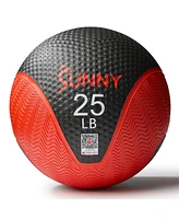 Sunny Health & Fitness Medicine Ball 25LBS, Non-slip Grip