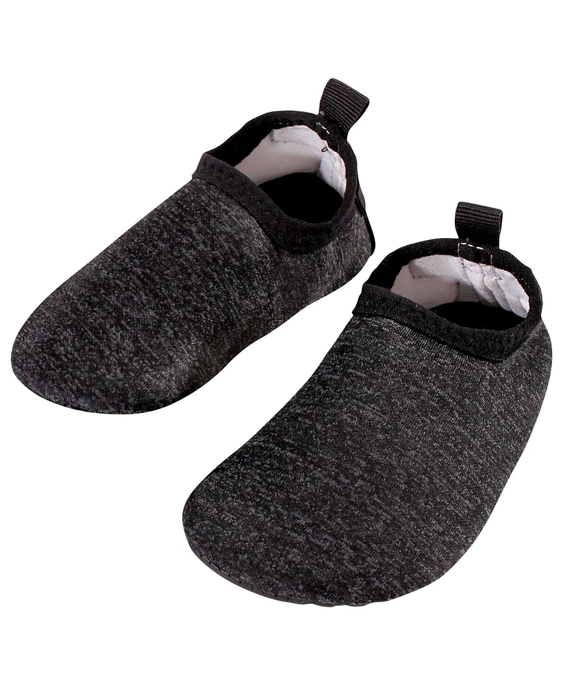 Hudson Baby Boys Water Shoes for Sports, Yoga, Beach and Outdoors, Heather Charcoal, 0-6M/1-2