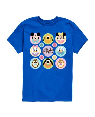 Hybrid Big Boys Disney Mickey Easter Characters Graphic T-Shirt