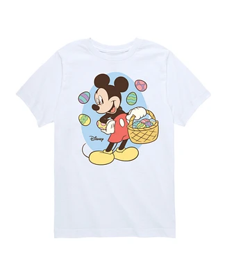 Hybrid Big Boys Disney Mickey Easter Basket Graphic T-Shirt