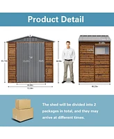 Iron-Wood Tool Shed, Nature & Function (4x6ft)
