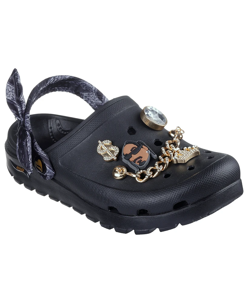 Skechers Women's Snoop Dogg: Arch Fit Footsteps - Rolling Glitz Clog Sandals from Finish Line