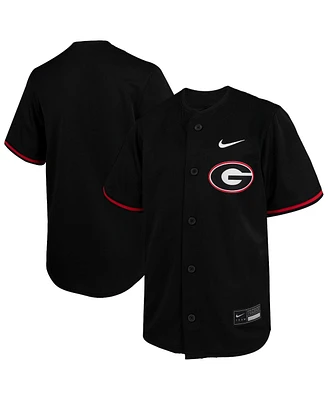 Nike Big Boys and Girls Black Georgia Bulldogs Limited Baseball Jersey