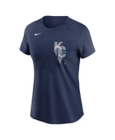 Nike Women's Navy Kansas City Royals City Connect Wordmark T-Shirt