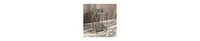 Square Top Plant Stand – Medium Size with Lattice Cut Design & Tubular Legs