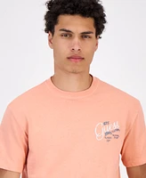 Guess Men's Cotton & Linen Graphic Crewneck T-Shirt