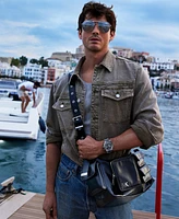 Michael Kors Men's Regular-Fit Pigment-Dyed Denim Shirt Jacket