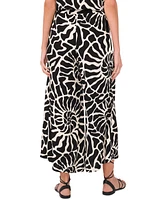 Vince Camuto Women's Printed Pull-On Wide-Leg Pants