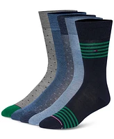 Tommy Hilfiger Men's 5-Pk. Patterned Crew Dress Socks