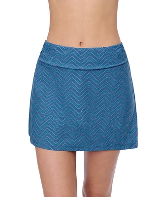 Blend Texture Skirt Pull-On Coverup