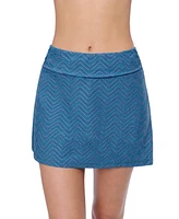 Blend Texture Skirt Pull-On Coverup