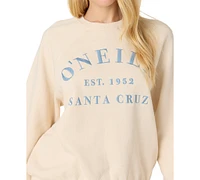 O'Neill Juniors' Boardwalk Tapioca Pullover Fleece Sweatshirt