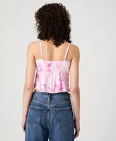 French Connection Women's Elyria Oona Satin Baby Doll Top