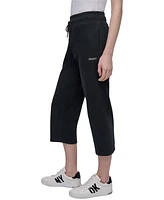 Dkny Sport Women's Studded-Logo Cropped Pants