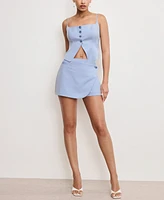 Good American Women's Twill Suiting Cami Top