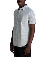 Karl Lagerfeld Paris Men's All-Over K-Logo Shirt