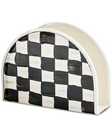 Mackenzie-Childs Courtly Check Enameled Steel Napkin Holder