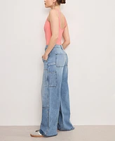 Good American Women's Standard Ease Carpenter Jeans