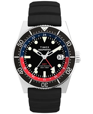 Timex Men's Analog Rubber Strap Watch