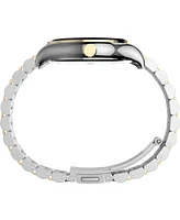 Timex Women's Analog Two-Tone Stainless Steel Watch, 34mm