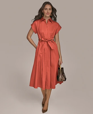Donna Karan New York Women's Cotton Shirtdress