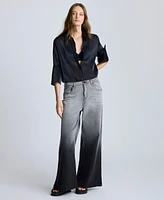 Kenneth Cole Women's Ombre Wide-Leg Jeans