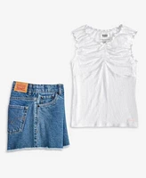 Levis Big Girls Purl Edge Tank Top A Line Shorts