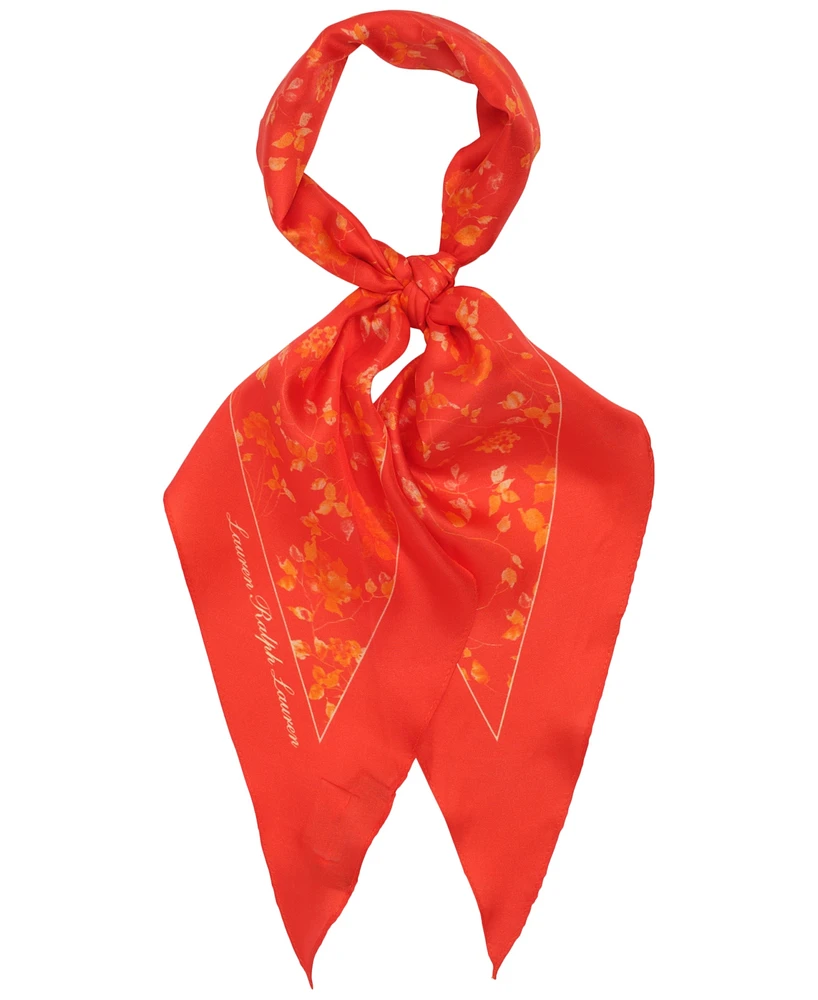 Lauren Ralph Lauren Large Floral Diamond Scarf
