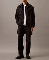Calvin Klein Men's Logo-Print Matte Bomber Jacket