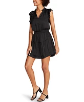 Steve Madden Women's Satin Prairie Dreams Mini Dress