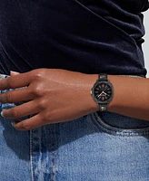 Coach Women's Kitt Black Silicone Strap Watch, 35.4mm