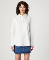 French Connection Women's Cotton Poplin Pinstriped Shirt