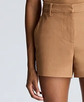 Kenneth Cole Women's Flat-Front Shorts