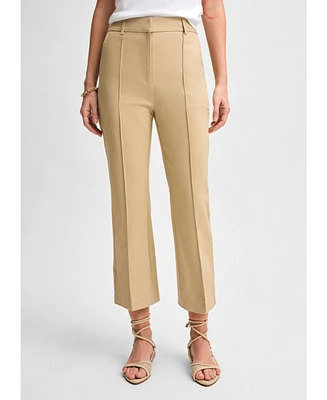 Isaac Mizrahi Women's Kick Flare Twill Pant