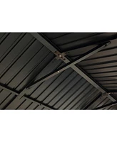 Fir wood carport/gazebo, Steel roof, all-weather