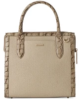 Brahmin Caroline Wind Chime Cumulus Small Leather Satchel