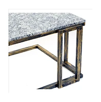 Granite Top Plant Stand for Elegant and Sturdy Indoor or Outdoor Display