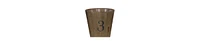 Set of 3 Round Wooden Planters – Various Sizes for Indoor & Outdoor Use